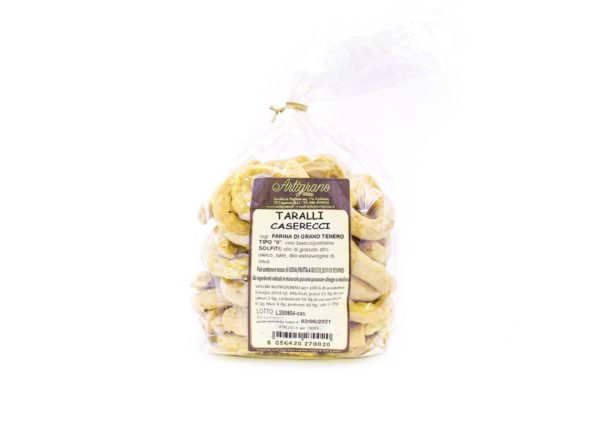 TARALLI CLASICOS COM ACEITE com suas cores e fragrâncias prontas para ir parar na sua mesa