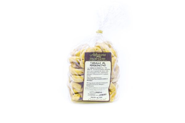 TARALLI PICANTES com suas cores e fragrâncias prontas para ir parar na sua mesa