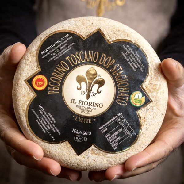 PECORINO TOSCANO DOP CURADO - queijo de prestígio cuidadosamente escolhido para você, vencedor de inúmeros troféus